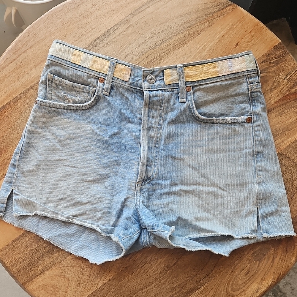 Citizens Of Humanity Light Blue Jean Shorts